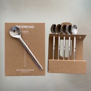 NWT - Nespresso VIEW Spoon Medium - Set of 6